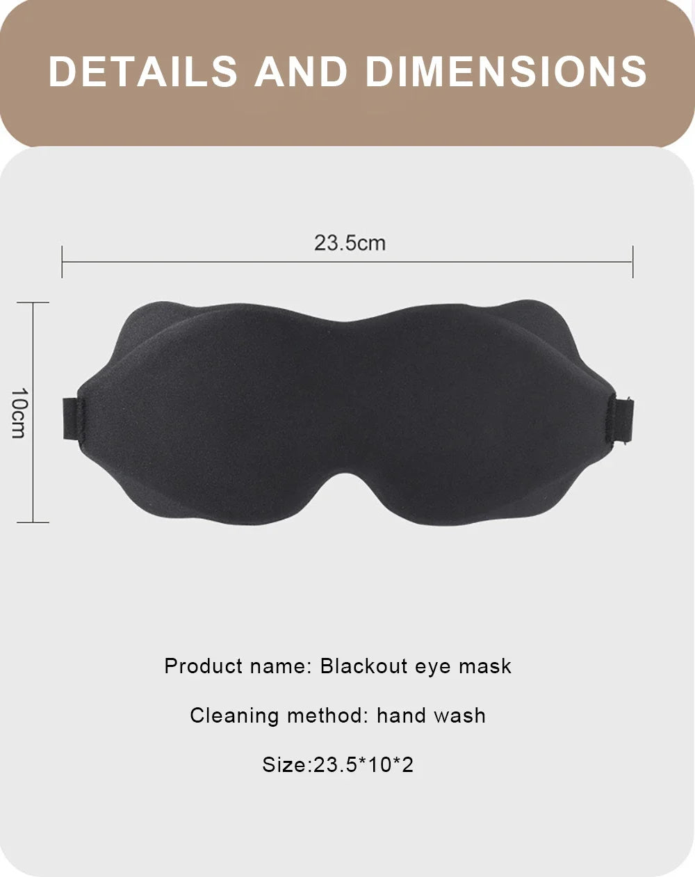 3D Sleeping Mask Block Out Light Soft Padded Sleep Mask For Eyes Slaapmasker Eye Shade Blindfold Sleeping Aid Face Mask Eyepatch