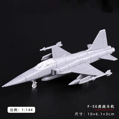 4D 27 Styles 1:144 Fighter Assembly Model Plastic Glue Free Plane Armed Helicopter Reconnaissance Aircraft Model Toy