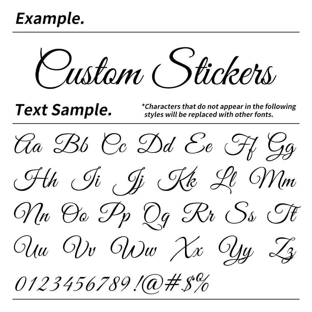 2lines/1Set Custom Birthday Party Backdrop Vinyl Stickers Waterproof Personalized Name Quote DIY Wall Mirror Decals Universal