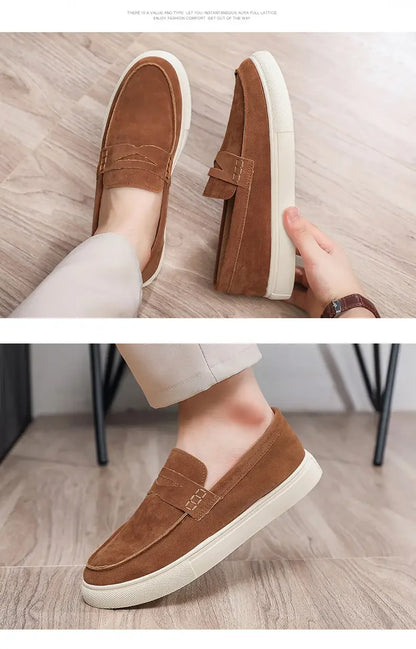 Daily Comfort Loafers Breathable Construction Dissipate Heat, Lightweight Build Lower Burden for Tired-Free Daily Movement