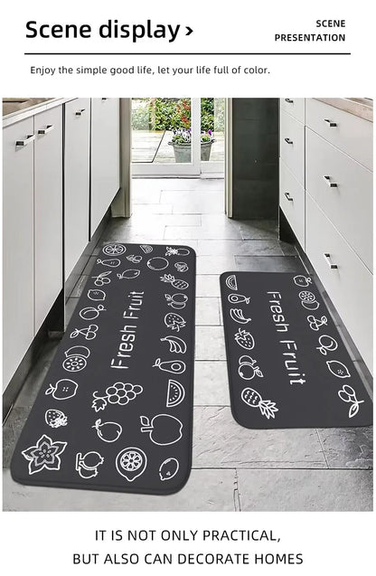 Multi-purpose Sponge Water Absorption Mat: Kitchen, Bathroom Bathroom Anti-skid, Moisture Absorption, Machine Washable Carpet