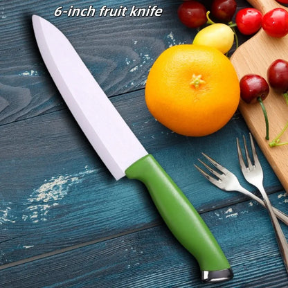 Ceramic Knife 4 5 6 Inch Knives Kitchen Set White Blade Chef Utility Paring Vegetable Slicing Ceramic Knives Kitchen Accessories