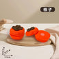 Montessori Simulation Chechele Ingredients Vegetables Fruits Dessert Bread Educational Toy Play House Decompress Educational Toy