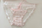YUQI Kawaii Lace Bralette Set Japanese Floral Mesh Underwear Summer Ultra-Thin Lace-Up Cutout Romantic Bra 2024 New Kawaii set