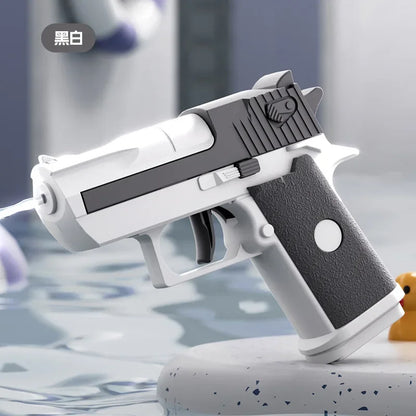 Portable Water Gun Children Manual Ice Burst Automatic Reloading Waterguns Summer Outdoor Pool Garden Fight Games Toys for Kids