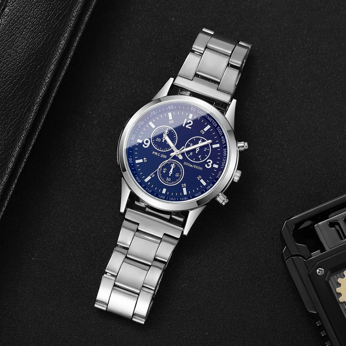 1/2PCS Fashion Men's Watches Set Casual Analog Quartz Business Watch Men Wristwatch Reloj Hombre（Without Box）