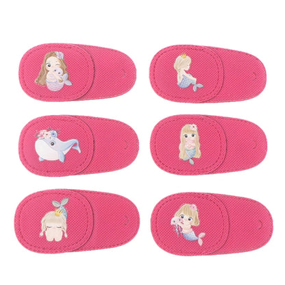 【6Pcs/set Children Health Care Kids Occlusion Medical Lazy Eye Patch Eyeshade For Kids Strabismus Vision Care Kit】