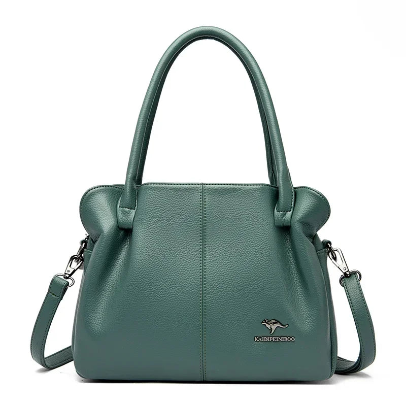 Luxury Handbags Women Bags Designer 3 Layers Leather Hand Bags Big Capacity Tote Bag for Women Vintage Top-handle Shoulder Bags