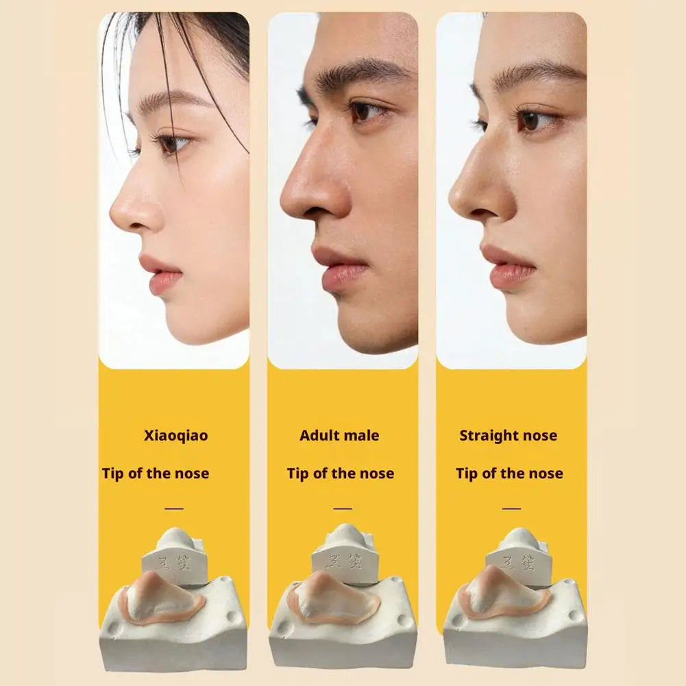 Realistic Silicone Prosthetic Nose & Chin Reusable Hypoallergenic Special Effects Makeup for Cosplay Photography