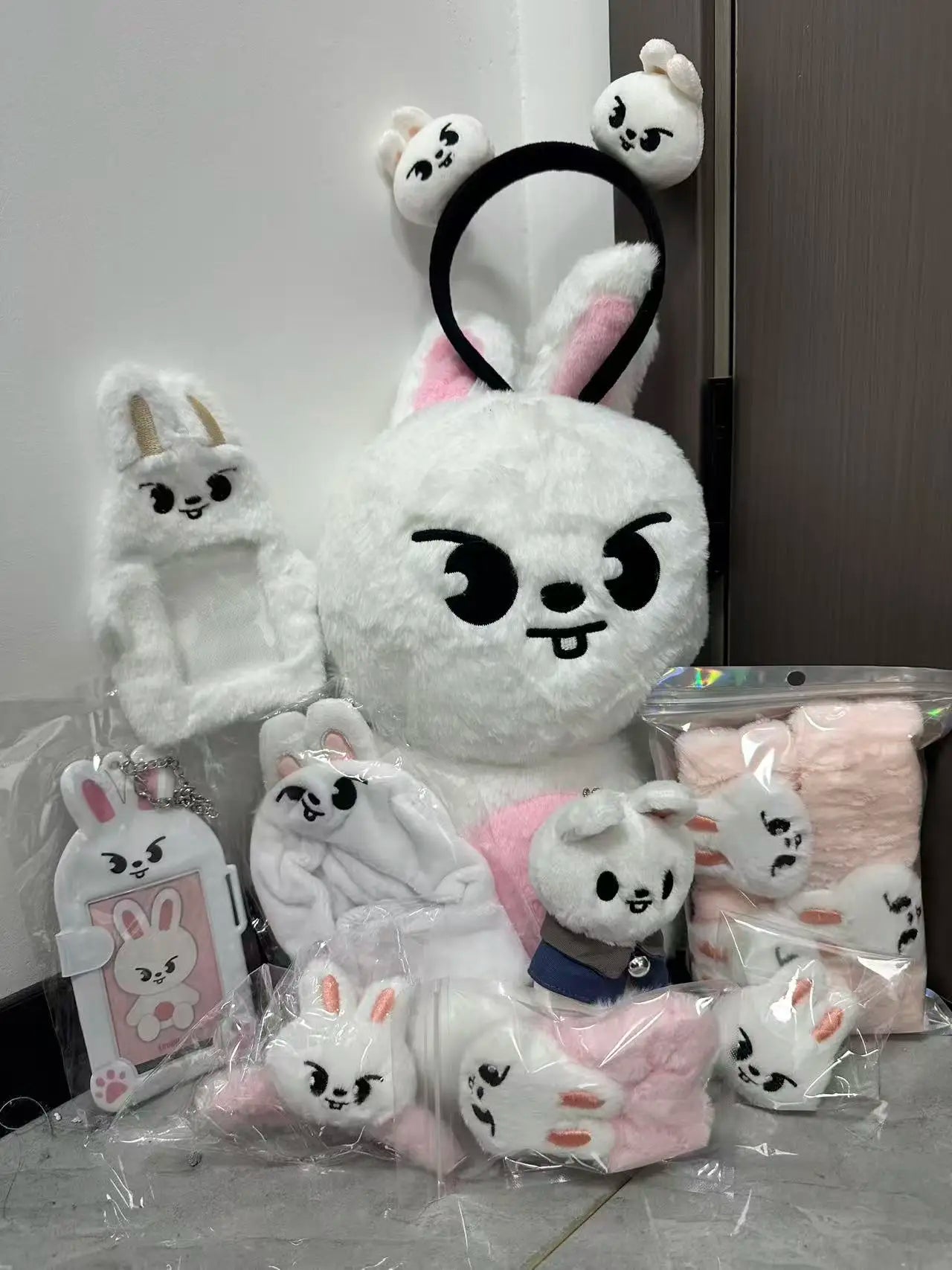 50cm Kpop Skzoo Plush Toy Wolfchan Kawaii Cartoon Stuffed Animal Plushie Doll Large Size Kids Babies Sleeping Pillow Gift 2025