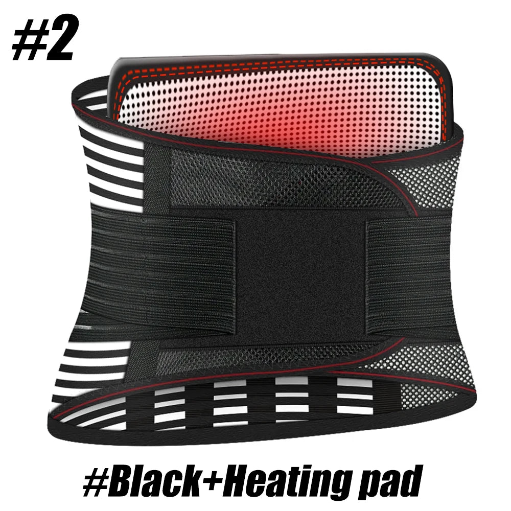 Adjustable Compression Back Support Waist Belt, Breathable Lumbar Brace for Sedentary Office, Handling Labor & Strength Training