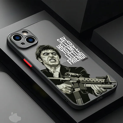 Scarface Tony Montana Phone Case For iPhone 17 16e 16 15 14 13 12 11 Mini Pro Air  Max X XR XSMax 7 8 6 6s Plus Matte Clear Back