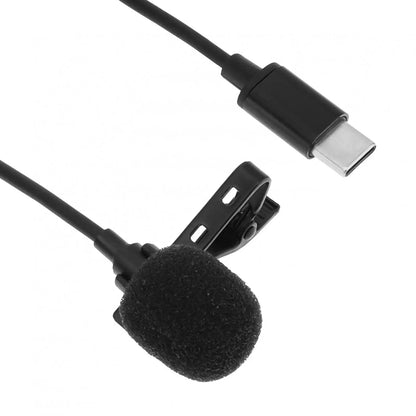 Lavalier Mic USB C Microphone Lapel Clip Mic for Android TypeC Equipment