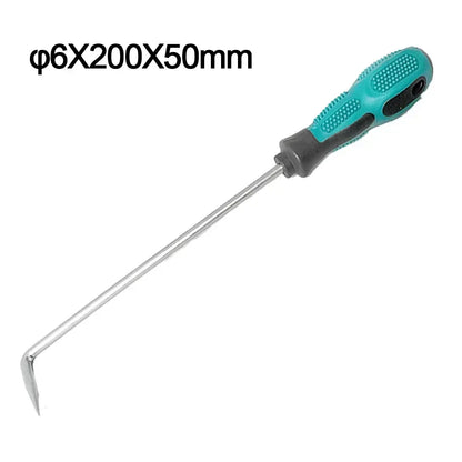 1pc 90 Degree Car Pick Hook Tool O Ring Oil Seal Gasket Puller Remover For Separating Wires Removing Small Fuses Pick Hooks Tool