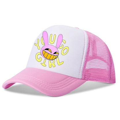 The Amazing Digital Circus Baseball Cap Kids Adult Outdoor Sports Sun Hat Summer Breathable Mesh Sunbonnet Kawaii Headgear Gift