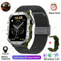 2026 New Military Smart Watch Men IP67 3ATM Outdoor Sports Fitness Tracker Blood Pressure Health Monitor BT Calls GPS Smartwatch