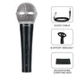 3PCS Sm58switch Wired Microphone With Clips Suitcase Cardioid Dynamic Microphone For Stage Singing Karaoke BBOX REC