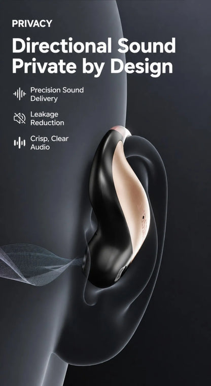 ZOMBIECAT B22 Open Ear Wireless Earbuds Bluetooth 6.0 14mm Driver Sport Headphones LED Light AI Translation for Running Cycling