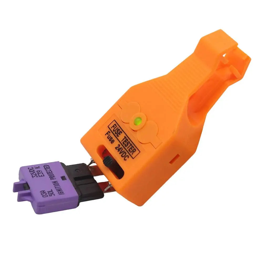 2-in-1 Automotive Fuse Tester & Puller Tool Multi-Functional Car Fuse Checker & Remover for Mini/Standard ATM ATC Fuses
