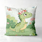 Cute Dinosaur Patterned Throw Pillows for Home Decor Polyester pillowcase, sofa decorative cushion cov Headboard Pillow