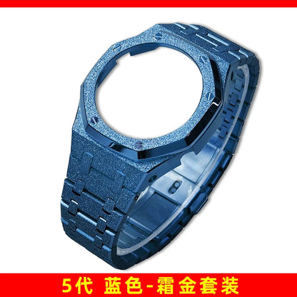 Mod Kit GA-2100 GM2100 Stainless Steel Case&Watch Strap For G-SHOCK Casioak GA2100 GMA-S2100 Replacement Metal Frosted Case Band