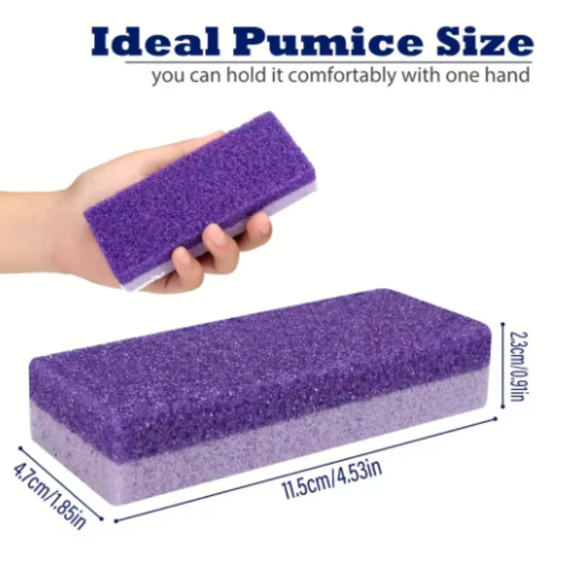 1/3/5/10 pcs mix Reusable Pedicure Foot Pumice Sponge Stone Exfoliation Removes dead skin and Callus Remover Foot Care Tool