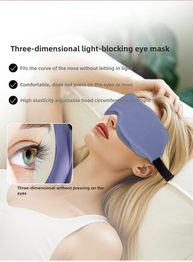 3D Sleeping Mask Block Out Light Sleep Mask For Eyes Soft Sleeping Aid Eye Mask for Travel Eyeshade Night Blindfold Eyepatch
