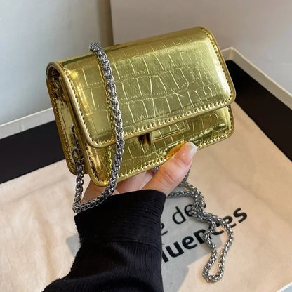 This Year's Popular Super Popular Small Bag 2024 Summer Popular Versatile Chain Messenger Bag Fashion Mini Square Sling Bag