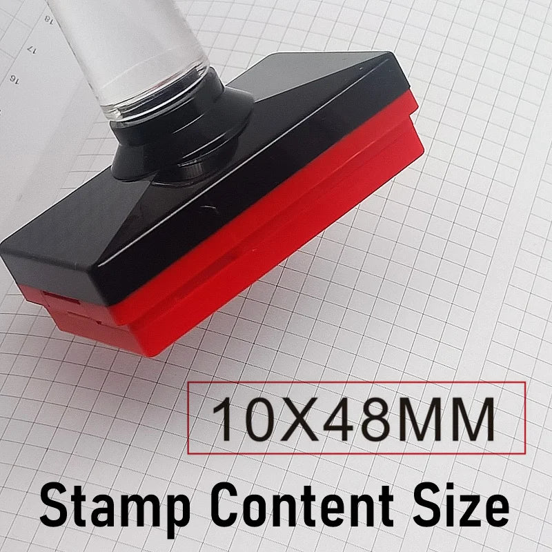 Personalized Logo Self inking Stamp Customized Photosensitive ink Stamp Your design picture