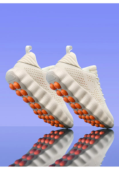 ClaWave Men Women Running Shoes Massage Particles Supercritical Cushioning Breathable Knit Sports Sneakers Non-slip Walking Shoe