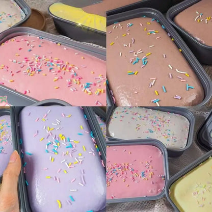 New··1Pc Box Cake Slow Rising Squeeze Toy Butter Ice Cream Box Fidget Toy Anti Stress Release Hand Relax Gift