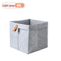 1-5PCS Desktop Organizer Basket Felt Storage Bin for Snacks and Sundries Home Office Desk Tidy Declutter Storage Box