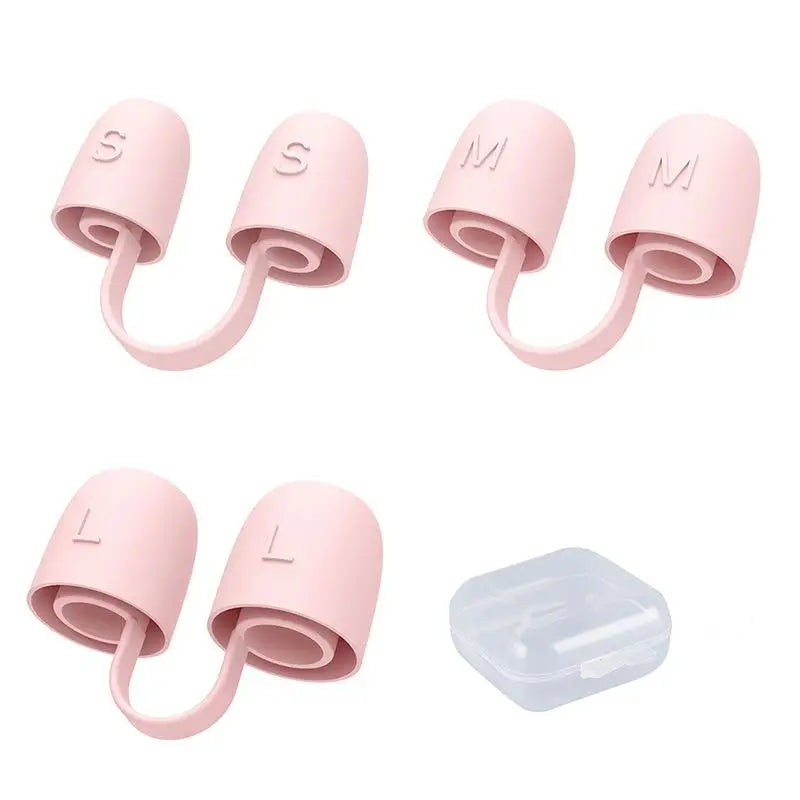 3Pcs/box Silicone Nose Clip Anti Snoring Nasal Dilator Stop Snore Aid Nose Breathe Strips Easy Breathe Improve Sleeping Aid