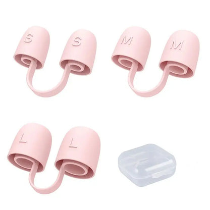 3Pcs/box Silicone Nose Clip Anti Snoring Nasal Dilator Stop Snore Aid Nose Breathe Strips Easy Breathe Improve Sleeping Aid