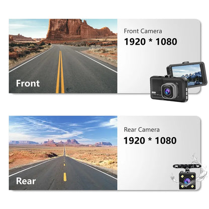 XUSHIDZ Q08 NEW 1080P HD  Car Vehicle DVR Video Recorder Dashcam 24h Parking Monitor G-sensor Dash Camera Loop Recording