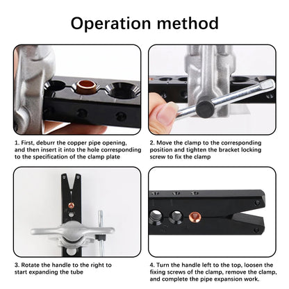 Reamer Flaring Tool Copper Pipe Flaring Tool Copper Tube Expander Eccentric Tube Expander Tool Maintenance Refrigeration Tools