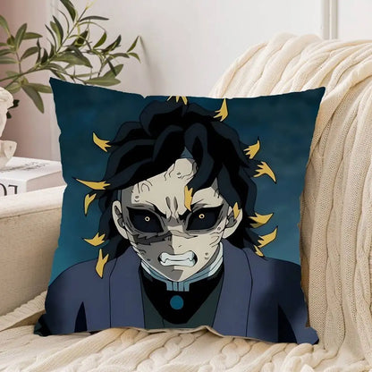 Cool G-genya Shinazugawa Pillow Case Pillow Cover Decorative Pillowcases Cushions Pillowcase Ornamental Pillows For Living Room