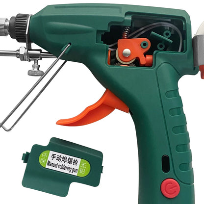 Electric Soldering Iron Gun Hand-held Internal Heating Soldering Iron Automatically Send Tin Gun Soldering Welding Repair Tool