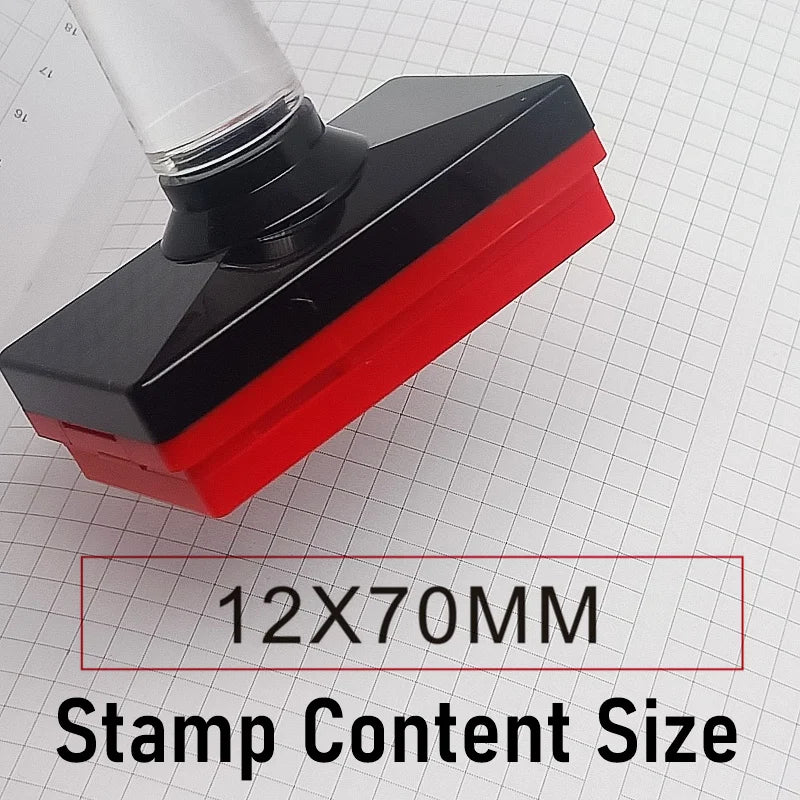 Personalized Logo Self inking Stamp Customized Photosensitive ink Stamp Your design picture