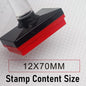 Personalized Logo Self inking Stamp Customized Photosensitive ink Stamp Your design picture