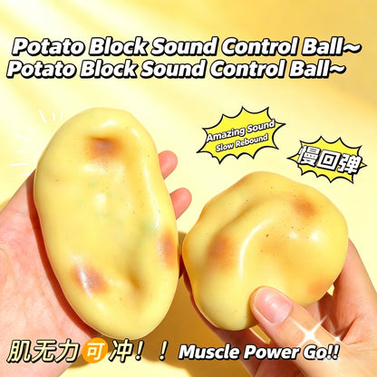2026 Hot Crunchy Potato Squishy Stress Ball ASMR Squeeze Fidget Toy Decompression Sensory Toy For Adults Gift for Adult
