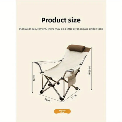Portable Folding Lounge Chair Office Nap Bed Single Cot Outdoor Sleeping Aid Compact Adult Home Use