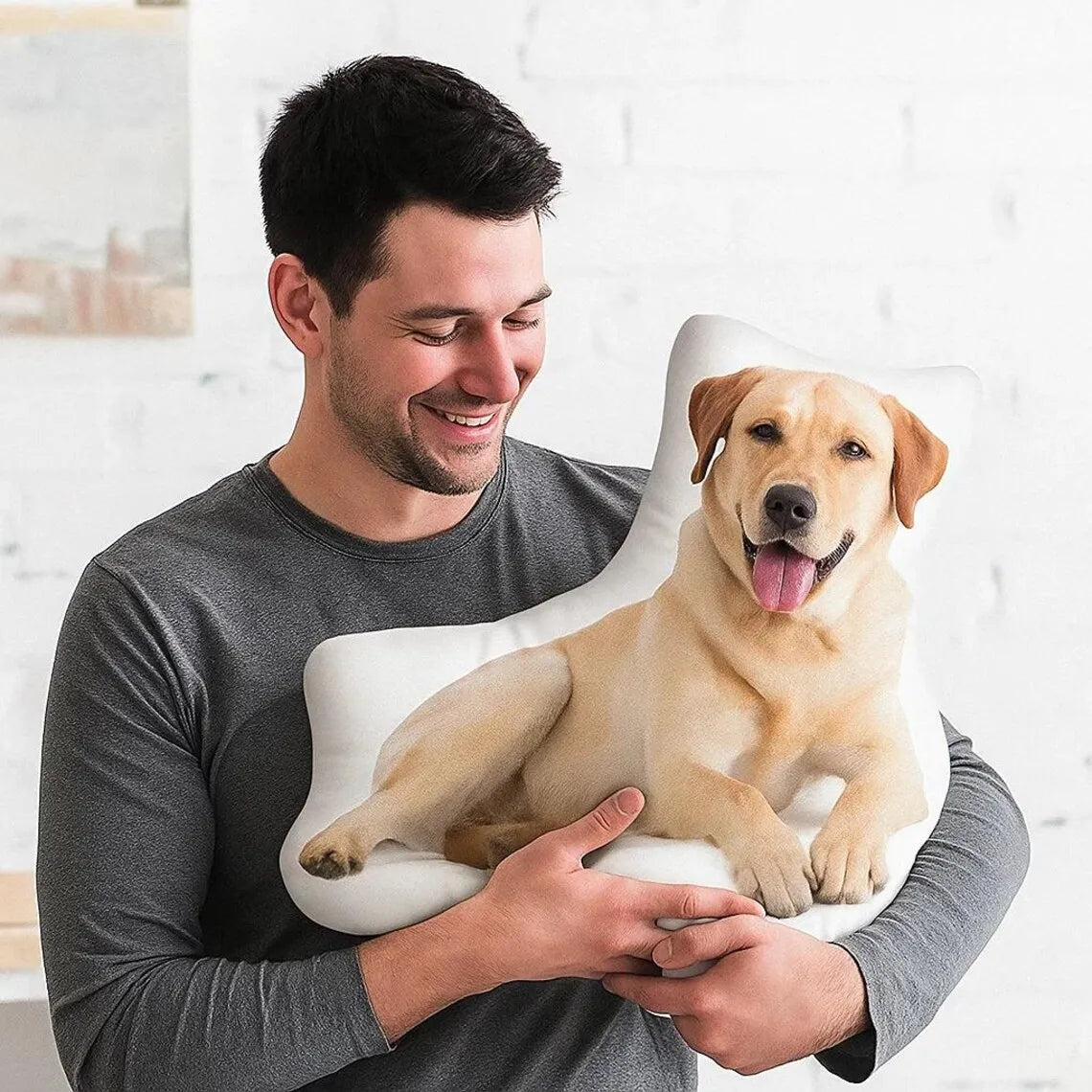 Customizable and fun giant avatar photo pillows, personalized pet polypropylene plush pillows and cushions, unique gifts