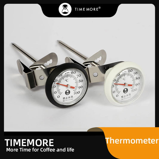 TIMEMORE Stainless Steel Coffee Temperature Meter Probe Thermometer Coffee Pot Milk Frothing Jug Cafe Kitchen Measuring Tools