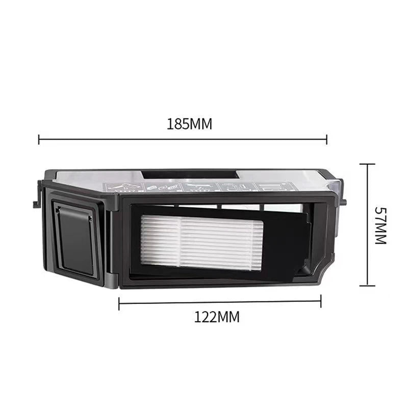 For Ecovacs Deebot X1 OMNI/TURBO,T10 OMNI/TURBO/X1S PRO Dust Box,Main Side Brush,Hepa Filter, Mop Rag Dust Bags Mop Cloths Parts