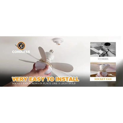LED 30W Ceiling Fan Light E27 with Remote Control for Dimming Suitable for Living Room Study Household Use 85-265V