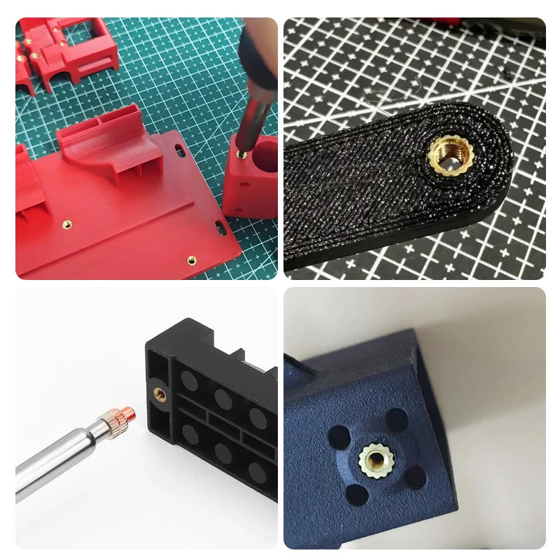 90W LED 936 Soldering iron adjust temperature With M2 M2.5 M3 M4 M5 M6 M8 Hot Melt Nuts Embedding tool For 3D Printer Parts
