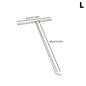 Stainless Steel Crepe Spatula Spreader Pancake T Maker Tool Turner Utensils Cake Shape Rake Pan Making Kit Stick Icing Brownie