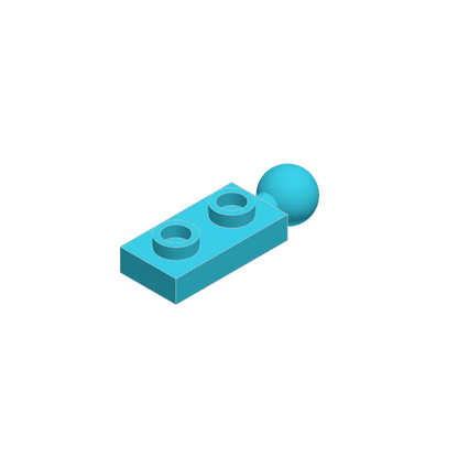 50pcs 22890 Modified 1 x 2 with Tow Ball on End Bricks Collections Bulk Modular GBC Toys For Technical MOC Buildings Blocks