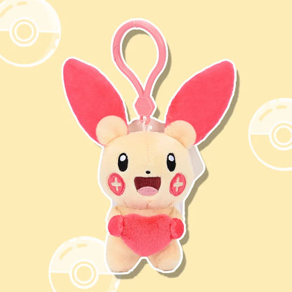 Pokemon Jigglypuff Bulbasaur Gengar Togepi Mimikyu Mew Kawaii Plush Stuffed Toy Keychain Backpack Pendant Keyring Birthday Gifts